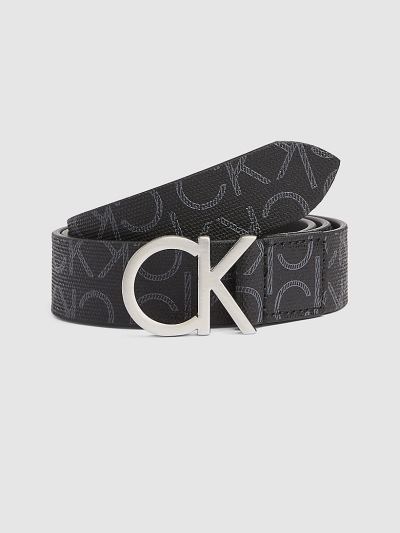 Calvin Klein Táskák & Kiegészítők HU002040 | Calvin Klein All-Over Logo Női Öv Fekete